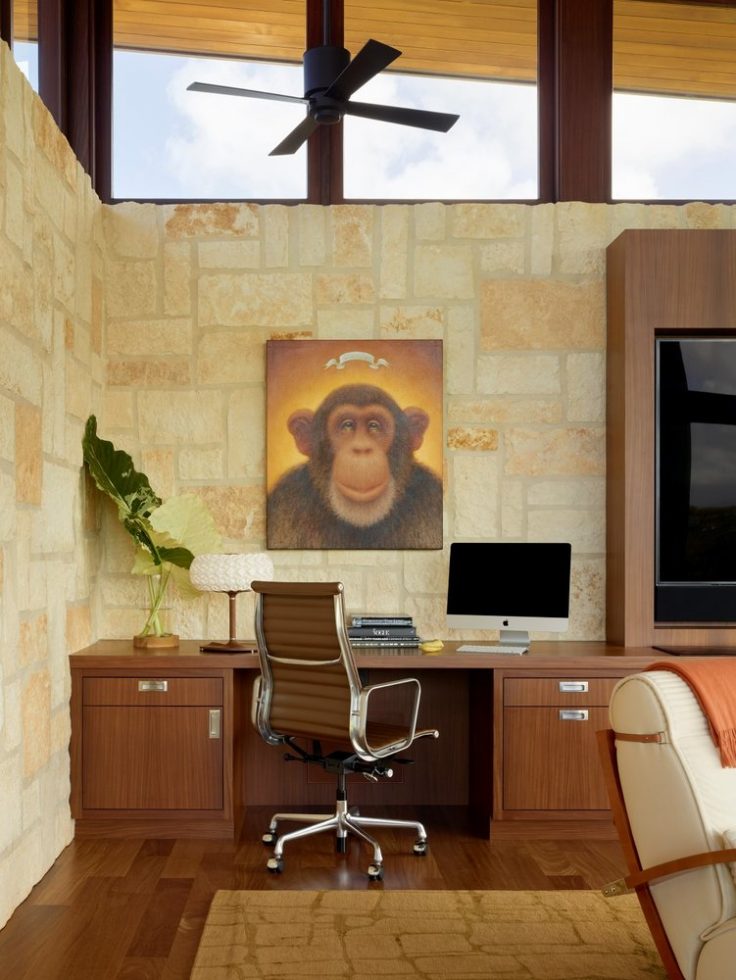 Kalihiwai Ranch Office - Luxury Residential by Philpotts Interiors