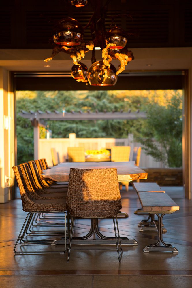 California Dreaming Dining Room Luxury Residential by Philpotts Interiors